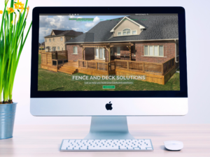 Fence and Deck Contractor  –  Website  Redesign