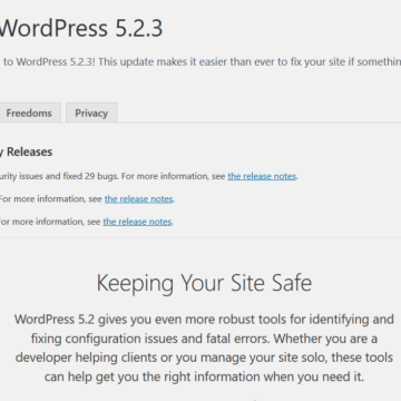 WordPress 5.2.3 Security and Maintenance Release