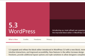 WordPress Version 5.3.1 Maintenance and Security Release