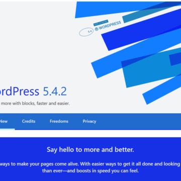 WordPress 5.4.2 Security and Maintenance Release was released on June 10,2020