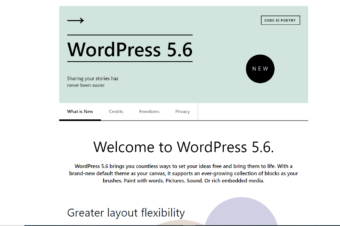 WordPress 5.6 “Simone” was released to the public on December 8, 2020.