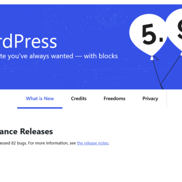 WordPress Version 5.9.1- Maintenance Releases