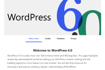 WordPress 6.0 “Arturo” was released on May 24,2022