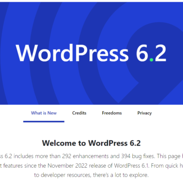 WordPress 6.2 “Dolphy  March 29, 2023